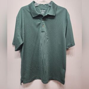 Grand Slam Golf Polo Shirt XL Green Short Sleeve Casual B687